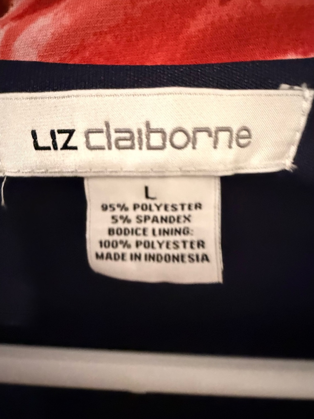 Liz Claiborne Red and Black Floral Maxi Dress - Picture 4 of 5